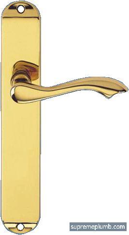 Ambassador Lever Latch Polished Brass